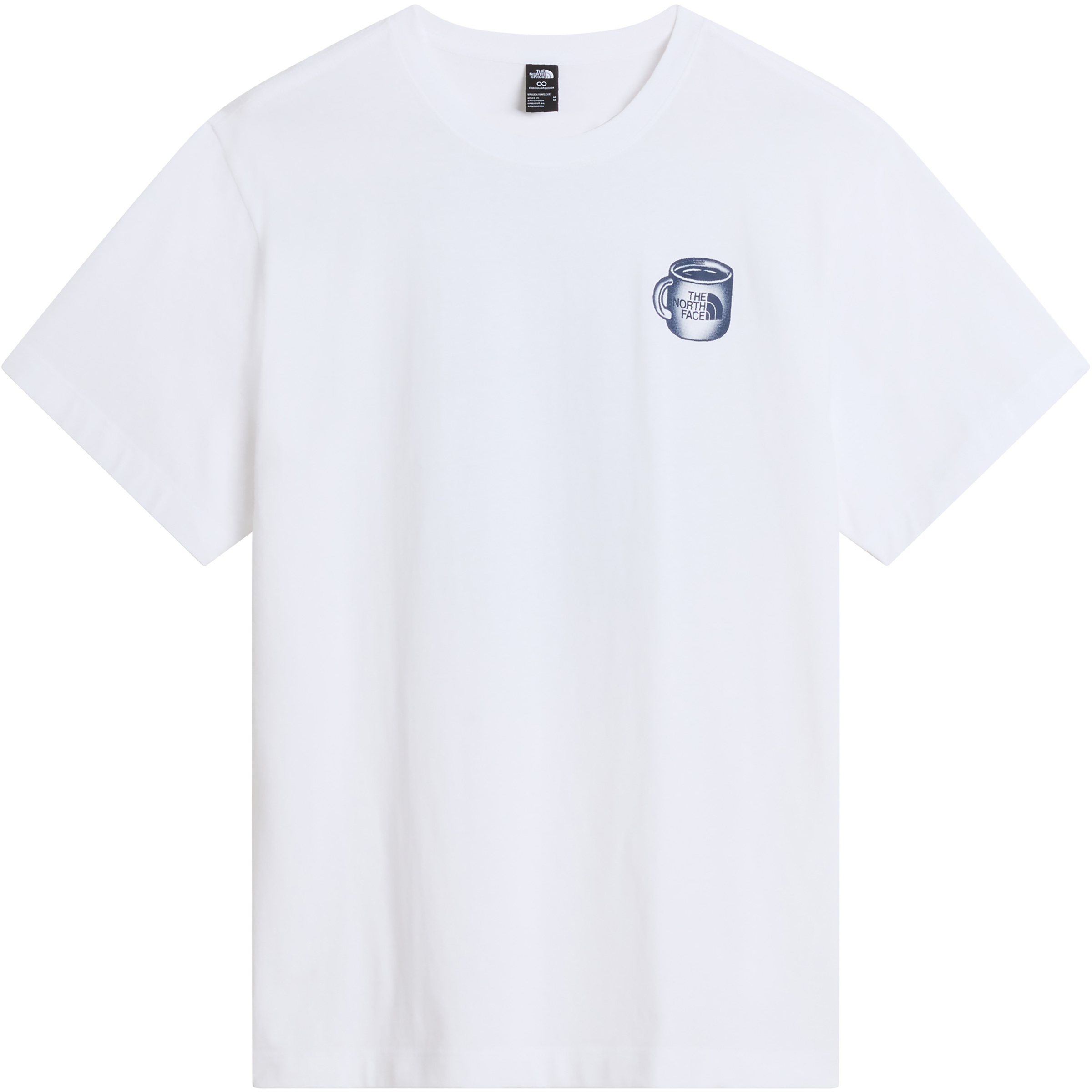 The North Face Basecamp Barista Graphic Herren T-Shirts weiss Größe XL Lifestyle Atmungsaktiv