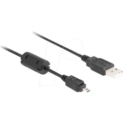 DELOCK 82414 - Kamerakabel Nikon 8pin UC-E6 USB 1,80 m