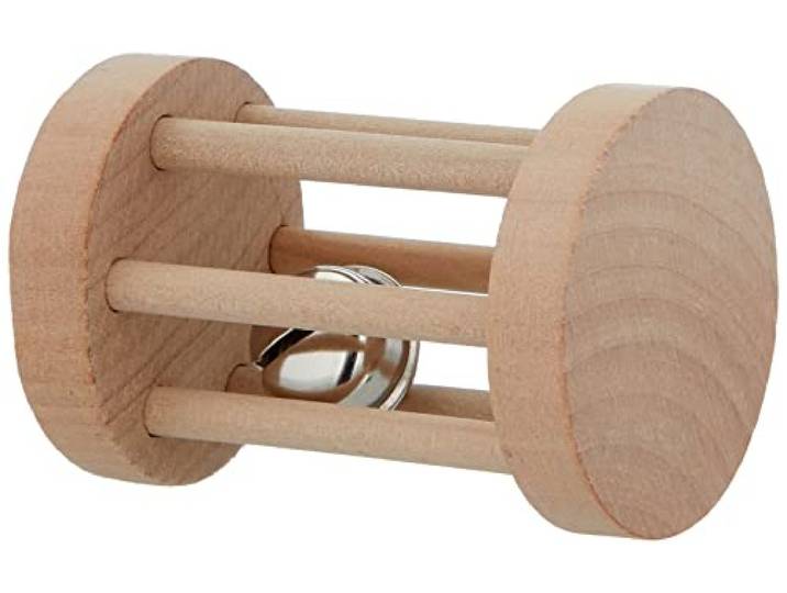TRIXIE Speelrol, kleine dieren, hout, 7 x 5 cm