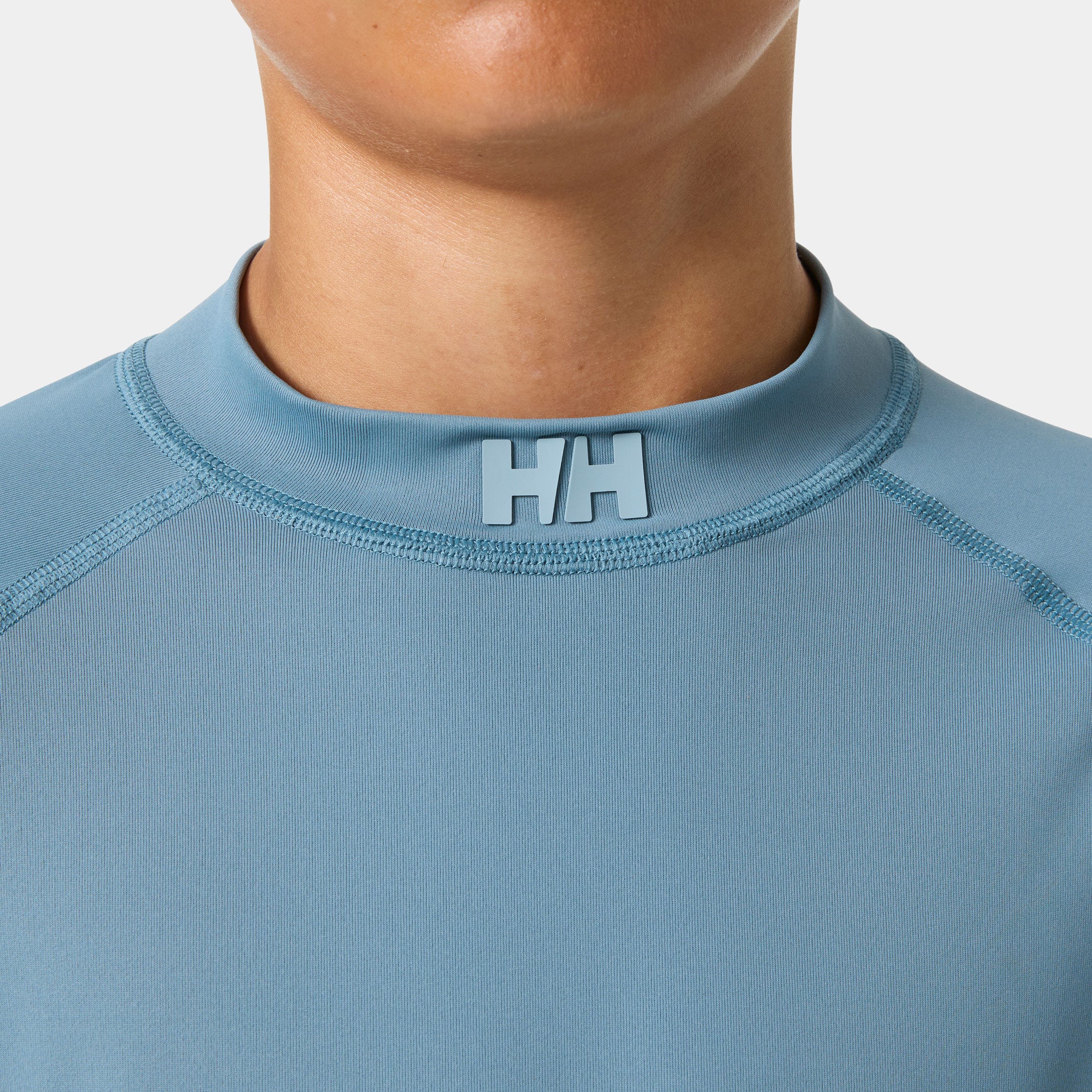 Helly Hansen Juniors' Waterwear Rashguard - Blue/Purple - 14
