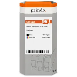 Prindo, Druckerpatrone, PRSHP304XL MCVP 304 XL (BK)