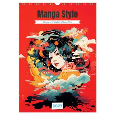 Manga Style (Wandkalender 2027 DIN A3 hoch), CALVENDO Monatskalender