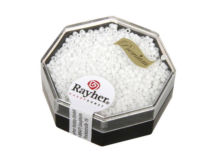 Rayher Delica Rocailles Matt Opak ⌀ 1.6 mm