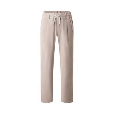 Stoffhose MAERZ MUENCHEN "Maerz Muenchen 727400 Stoffhose Herren Bekleidung", Herren, Gr. 50, EURO-Größen, beige (braun), 99% Baumwolle, 1% Spandex, normal, Hosen Stoffhose