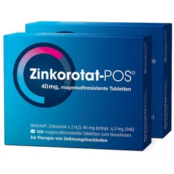 Zinkorotat POS 40 mg Doppelpack 2X100 St