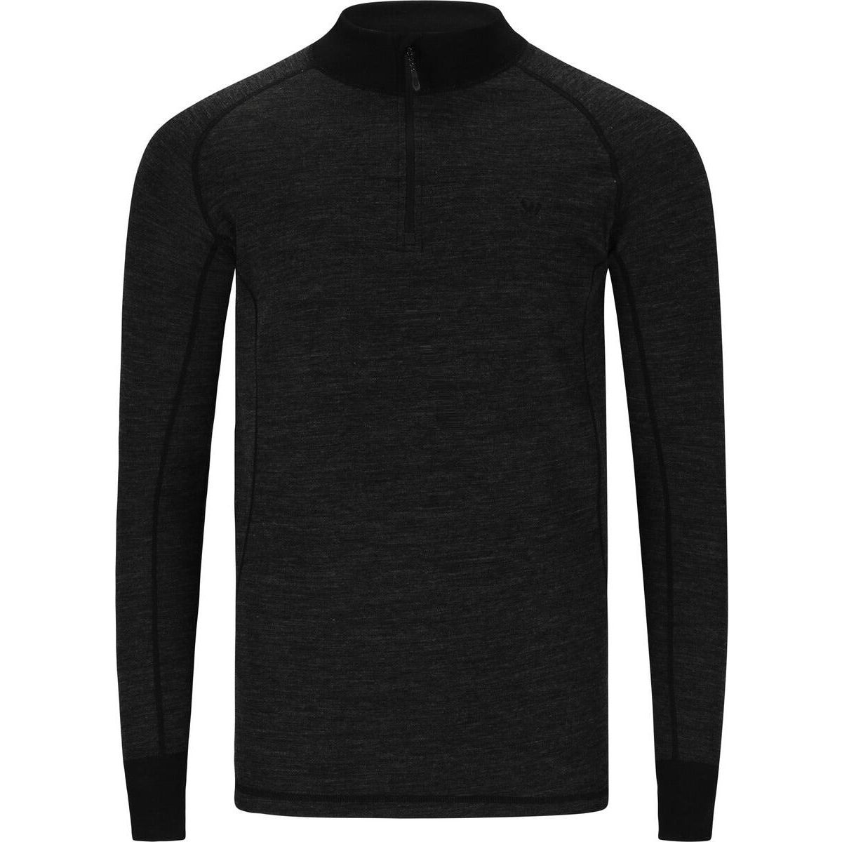 Whistler Bishop M Merino Wool Ski Pulli dark grey melange (1011) S W183184-1011-S