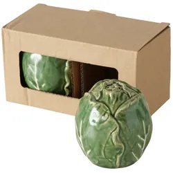 Boltze Streuer-Set Cabbage 2-teilig, Ø 7,5 cm, Höhe 7,5 cm