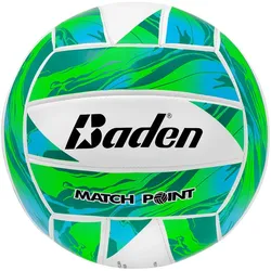 Baden Match Point Beachvolleyball weiß/fluo grün/grün 5