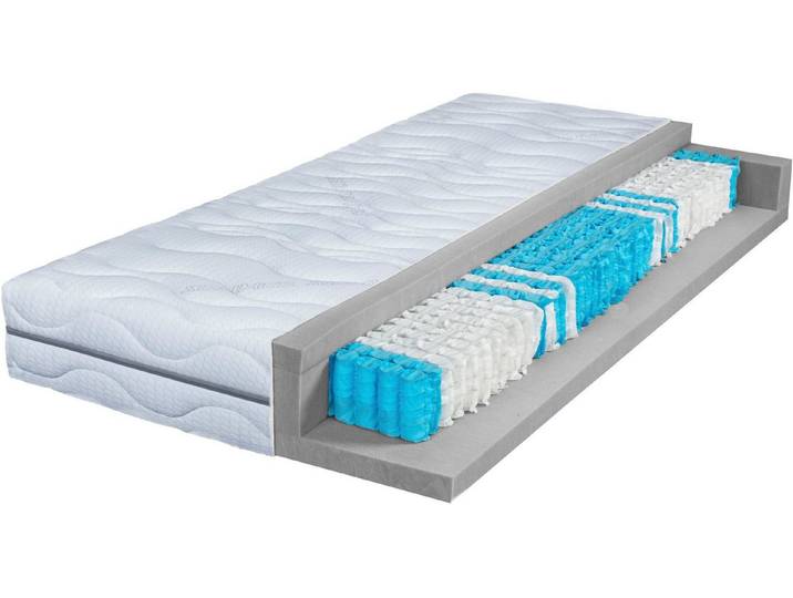 Taschenfederkernmatratze Matratze Federkernmatratze, Matratze 90x200 cm atmungsaktiv, Breckle, 26 cm hoch, (1-tlg), Season Sleep TFK 1000, ergonomisch, Taschenfederkern