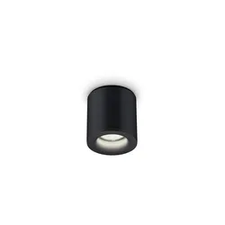 HELESTRA LOT GU10 Deckenstrahler 6 W IP65 dimmbar Schwarz matt