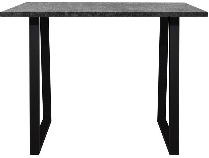 Tresentisch MÄUSBACHER Bartresentisch Metall , grau (schwarz feinstruktur, graphit, schwarz feinstruktur, graphit), B:120cm H:109cm T:70cm, Tische, Tresentisch, Bartresentisch Metallgestell, Höhe 109 cm