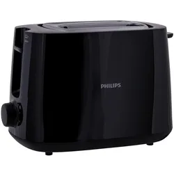 Philips Daily Collection HD2581/91, Toaster, Schwarz