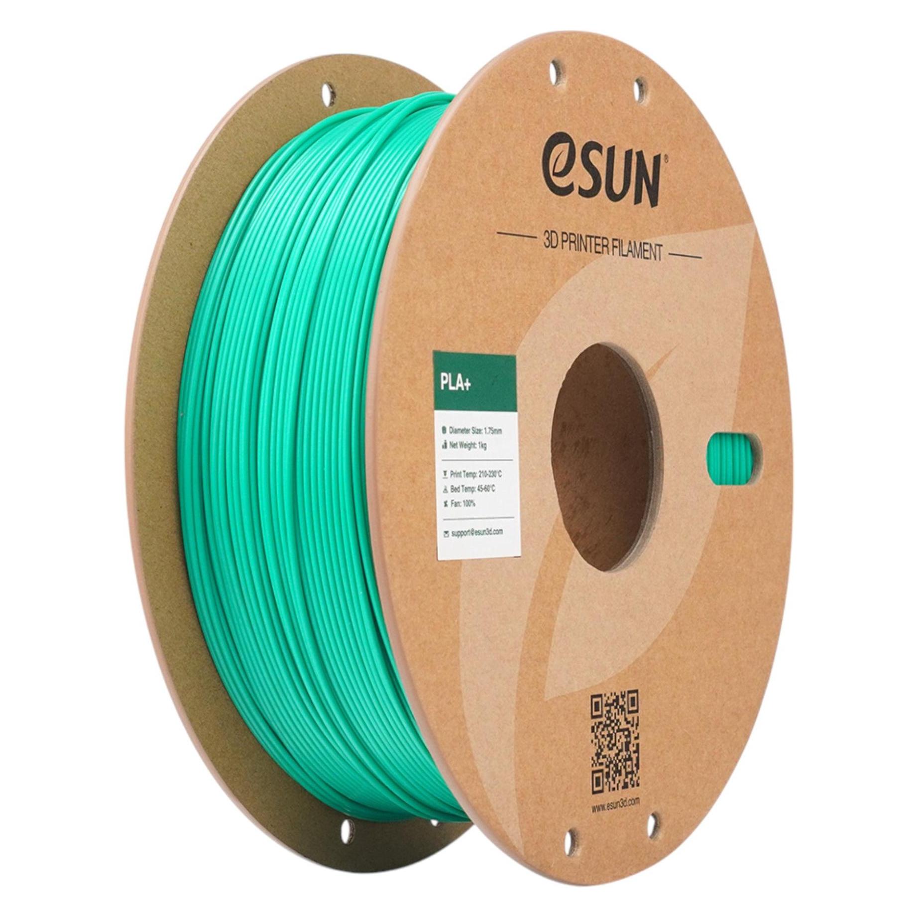eSUN PLA+ Jade Grün Filament 1.75mm 1Kg (PLA+, 1000 g, 1.75 mm) (PLA+175O-JG1P1)