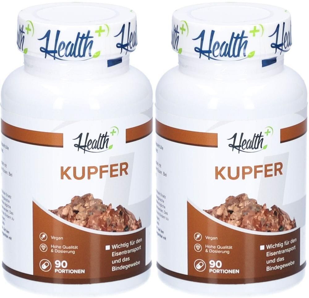 Health+ Copper (90 Caps) Unflavored 2x 2x90 St Kapseln