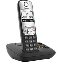 A690 A, analoges Telefon schwarz, DECT, Anrufbeantworter