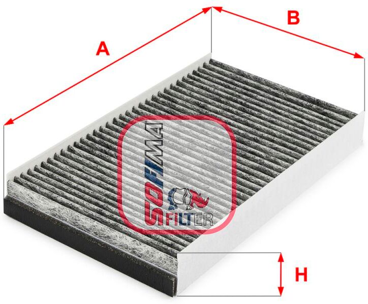 Innenraumluftfilter mit Aktivkohle SOFIMA S4267CA