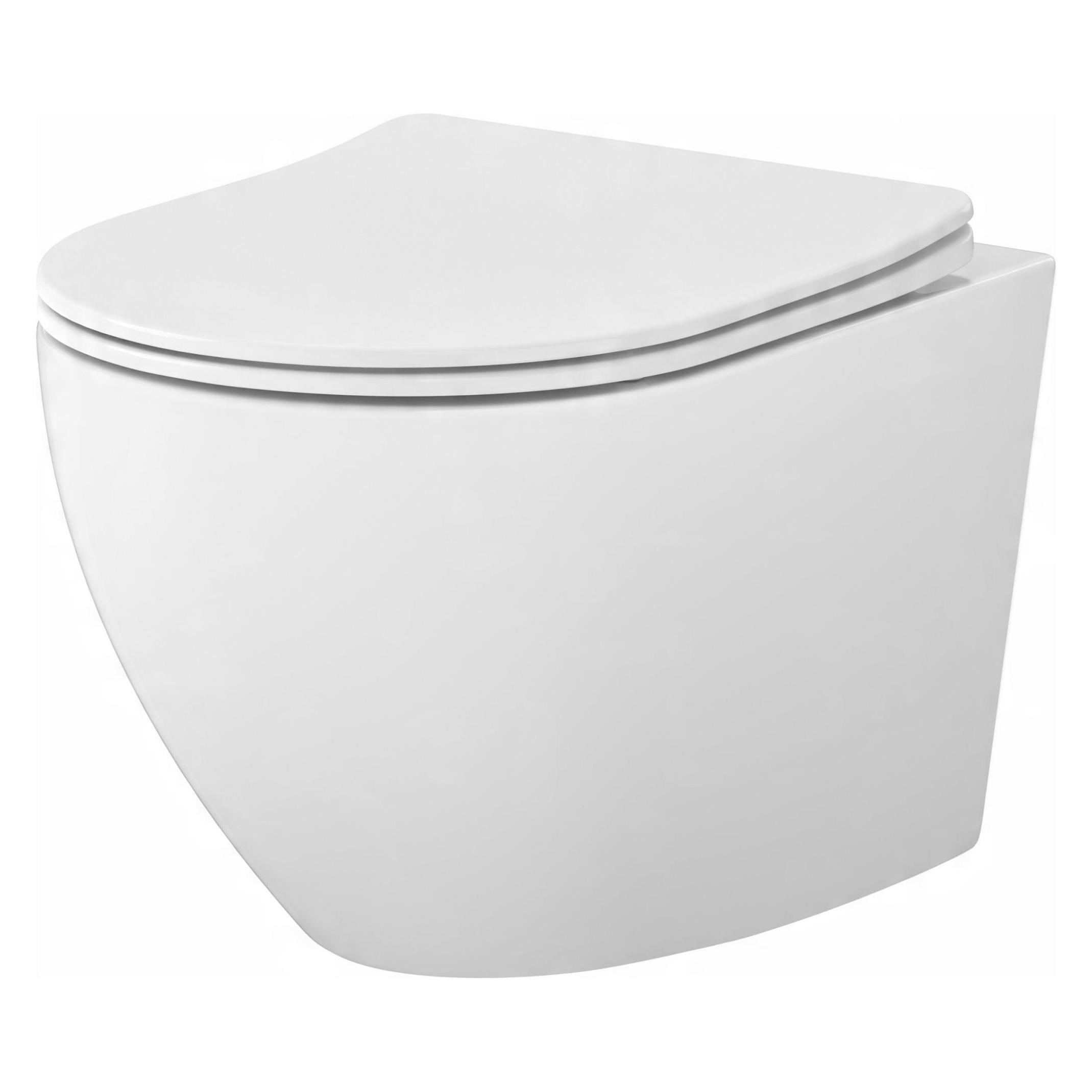 Cersanit Miska WC DESSE Vortex, deska duroplastowa wolnoopadająca, łatwe wypinanie (59873508)