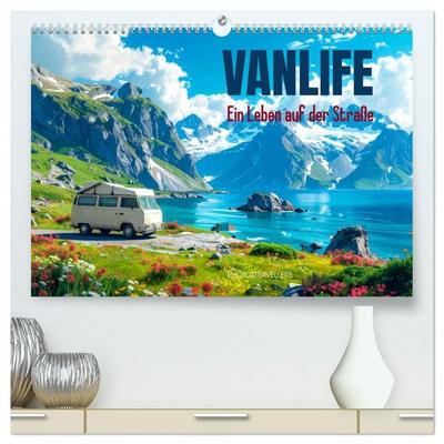 Vanlife Ein Leben auf der Straße (hochwertiger Premium Wandkalender 2027 DIN A2 quer), Kunstdruck in Hochglanz