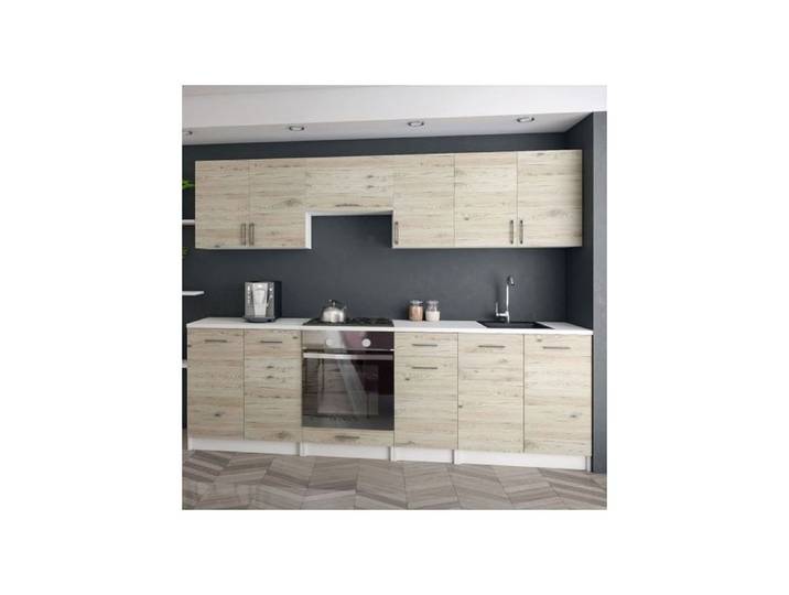 Cuisine Lecco 240 dab bordeaux sans plan de travail