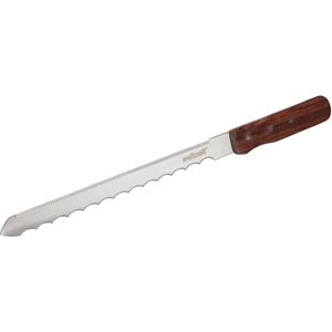 Wolfcraft Dämmstoffmesser 4119000, 275mm Klingenlänge, Säge- und Wellenschliff