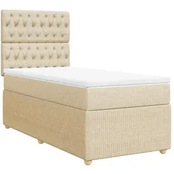 vidaXL, Boxspringbett, Mackenzie (Knopfheftung Design) (100 x 200 cm)