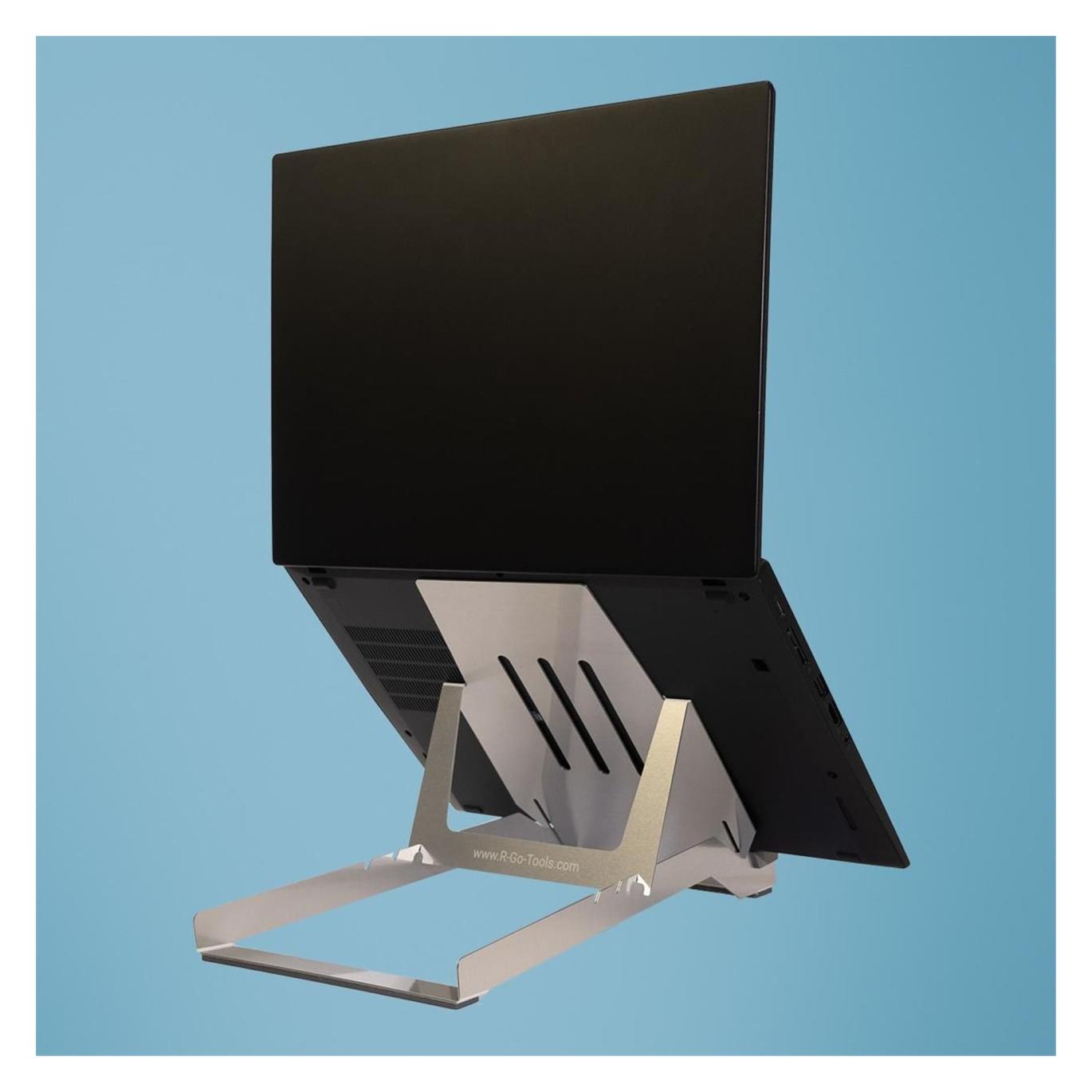 R-Go Tools R-Go Riser Basic Laptop Stand Silver (RGORIBASI)