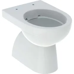 Geberit Renova Stand-WC Tiefspüler, Abgang vertikal, teilgeschlossene Form, Rimfree, 500.399.01.8, Farbe: Weiß, mit KeraTect