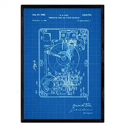 POSTER Bild & Ton Patent 2 A3 Rahmenlos