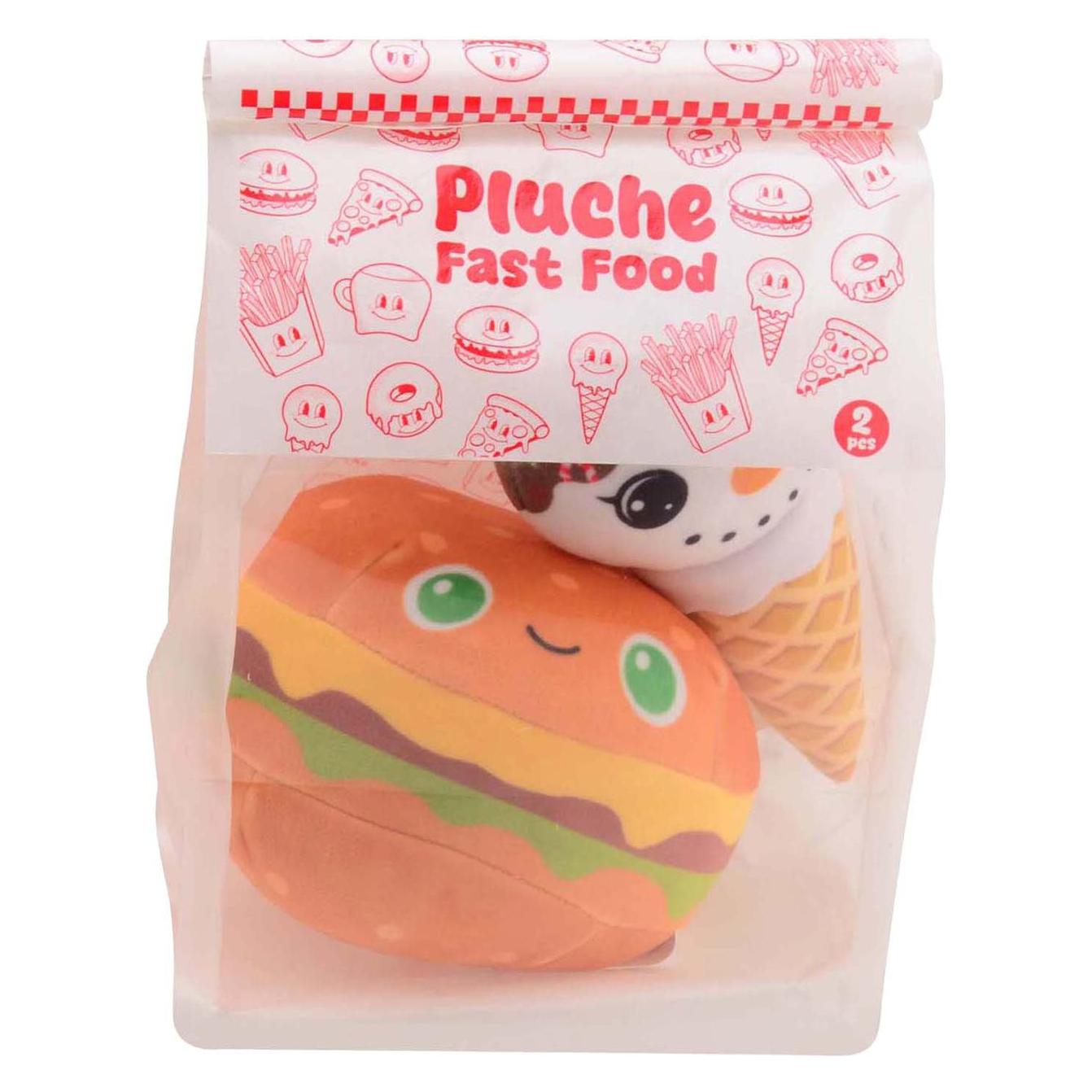 Johntoy Plüsch Fast Food - 2 Stück (6.50 cm) (62806623)