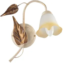 Wandleuchte Vanda Weiß/Beige max. 6 Watt Wandlampe