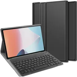Cazy Tastatur Hülle Kompatibel mit Lenovo Tab M10 Gen 3 - Schutz Etui mit magnetisch Abnehmbarer Tastatur (US, Lenovo Tab M10 (3. Gen)), Tablet Tastatur, Schwarz