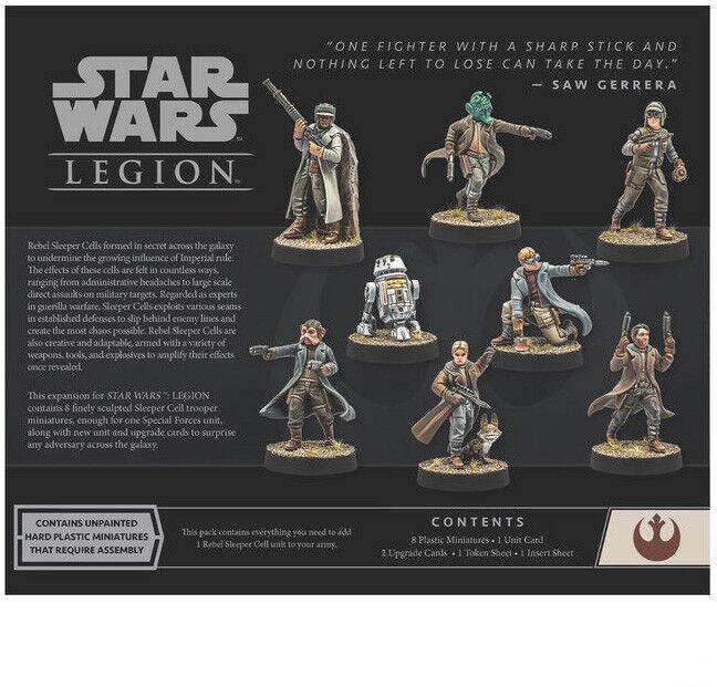 Atomic Star Wars Legion : Rebel Sleeper Cell