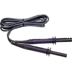 SONEL 1X8BLBB - Prüfleitung, 1,8 m, schwarz, gesichert und abgeschirmt, 5 kV