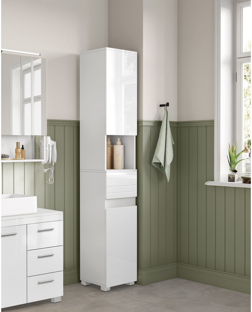 Metro Carollynn Mounting / Installation Required Bathroom Cabinet White 30cm W X 11.8cm D