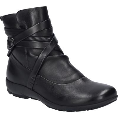 Stiefelette JOSEF SEIBEL "Charlotte 11, schwarz", Damen, Gr. 36, schwarz, Obermaterial: 100% Rindsleder Leather cow., Schuhe Stiefelette