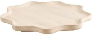 Kate and Laurel Alezar Wood Lazy Susan Tray
