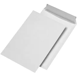 Mailmedia, Versandtasche + Luftpolstertasche, Versandtasche Offset weiss, C5, ohne Fenster Haftklebung und Abdeckstreifen, 90 g/qm