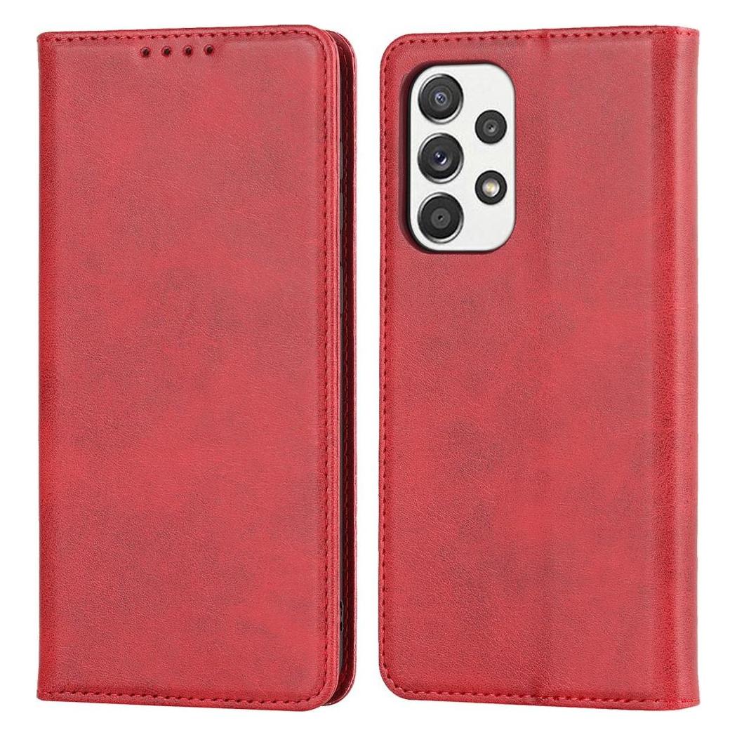 Cover-Discount Galaxy A53 5G - Stand Flip Case Hülle rot (Samsung Galaxy A53 5G) (101243733F)