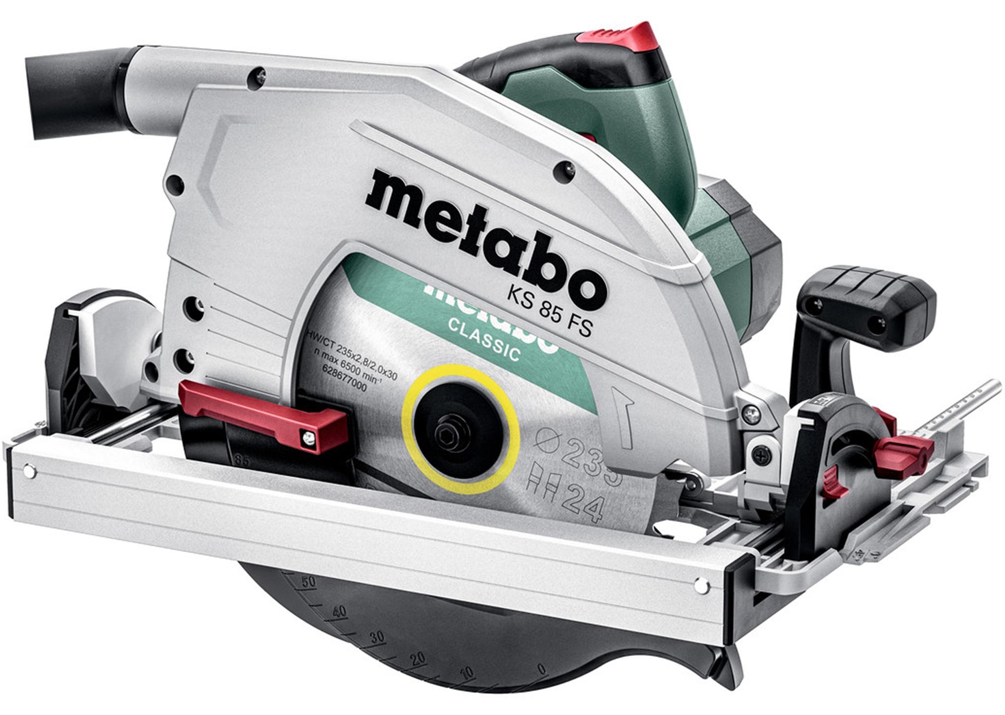 Metabo Handkreissäge KS 85 FS, incl. Kreissägeblatt, Zubehör, Karton
