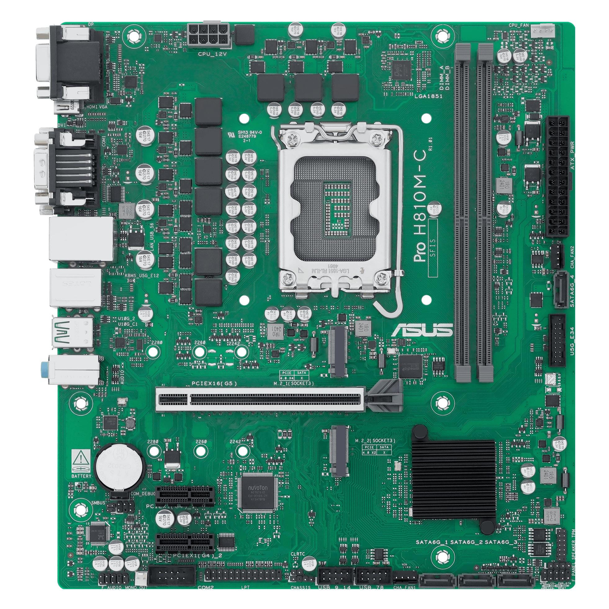 ASUS PRO H810M-C-CSM (LGA 1851, Intel H810, mATX) (90MB1KHP-M0EAYC)