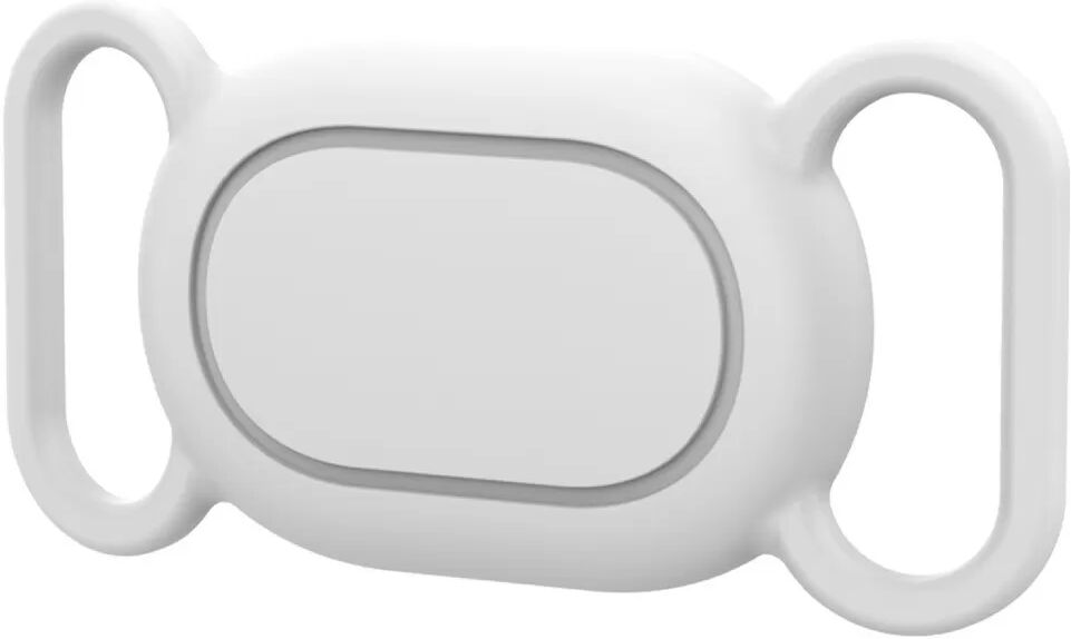 INF Étui de Protection en Silicone compatible avec Xiaomi - Housse Étanche pour Traceur pour Animaux, Anti-Perte, Ajustement Blanc