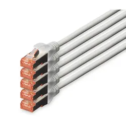 Digitus CAT 6 S/FTP Patchkabel, 5 Stück