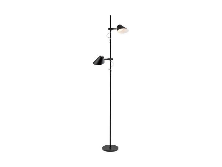 LED Design Stehlampe „Esino“ mit Fernbedienung Schwarz Schuller