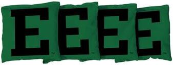 Skip's Garage Eastern Michigan University Eagles Green Cornhole Bags