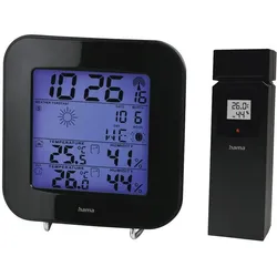 Hama EWS-200, Wetterstation, Schwarz