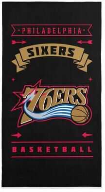 "NBA Hardwood Classics 76ERS Printed Beach Towel - 30""x60"""