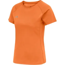 newline Core Laufshirt kurzarm Damen orange tiger S