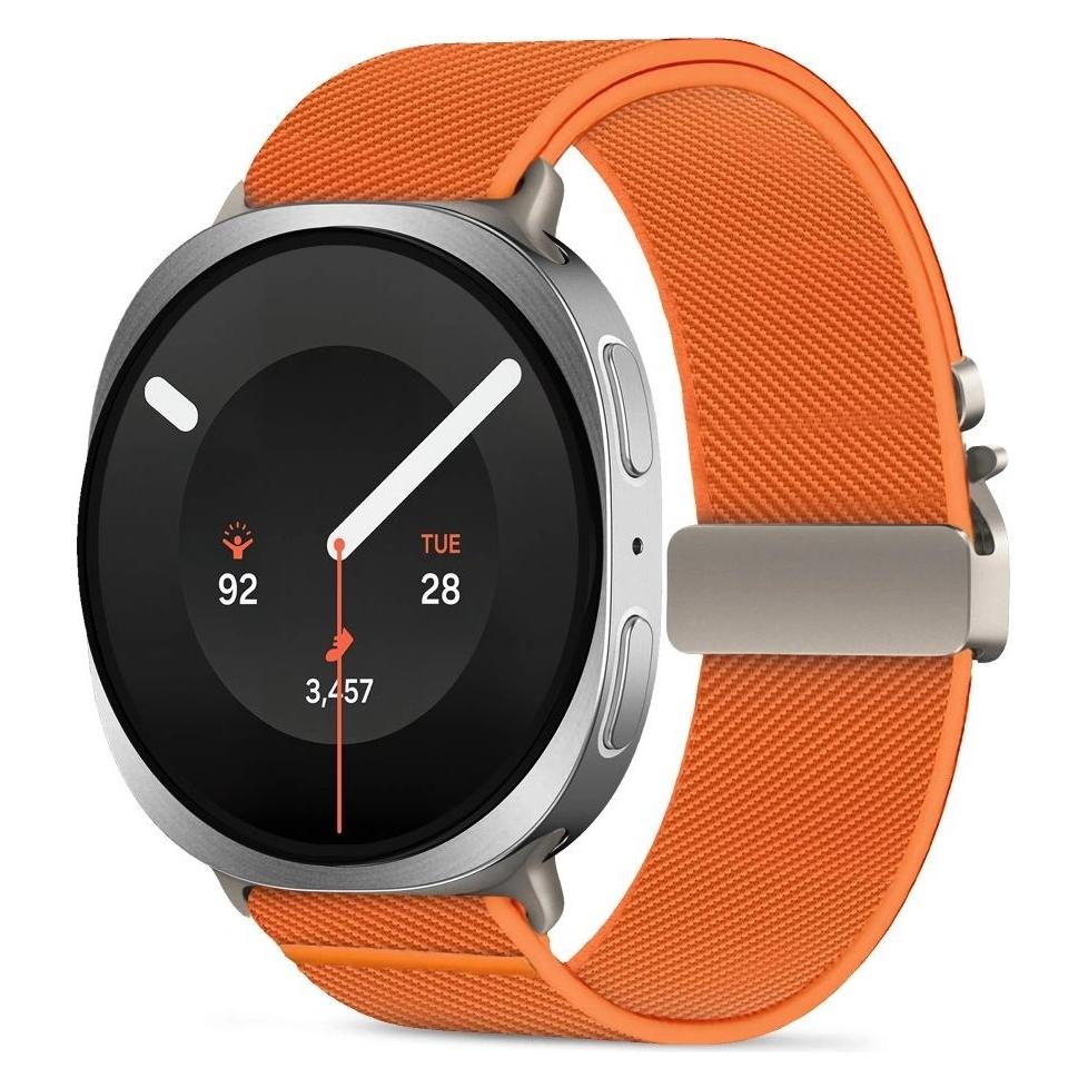 Tech-Protect NYLON CLASP SAMSUNG GALAXY WATCH 8 / 9 / CLASSIC (40 / 44 / 46 MM) ORANGE (5906302325733)