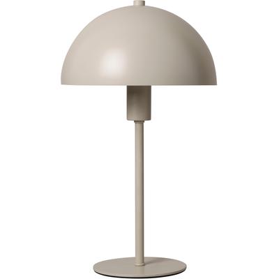 OTTO HOME Tischleuchte "Eddaa - Pilzlampe", beige, 1, Ø 20cm H: 35cm, 1 Stk., Leuchten, Pilzleuchte, Höhe 35 cm, Tischlampe, Metallsockel, Pilzdesign, Tischleuchte