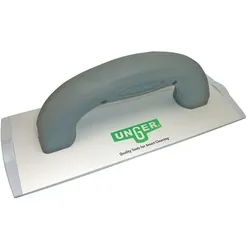 Unger PHD20 Handpadhalter mit Handgriff, 20 cm Aluminiumhalter für Innenreinigungs Pads